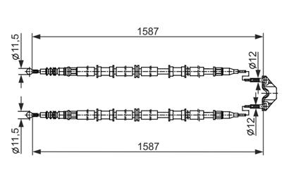 BOSCH 1 987 482 537 Číslo výrobce: BC2537. EAN: 4047025420433.