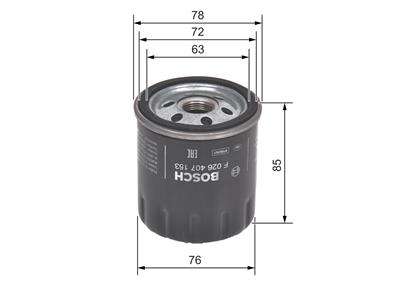 BOSCH F 026 407 153 Číslo výrobce: P 7153. EAN: 4047026099676.