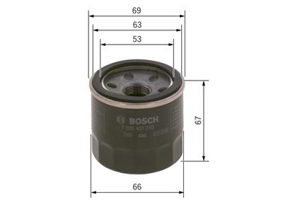 BOSCH F 026 407 210 Číslo výrobce: P 7210. EAN: 4047025945523.