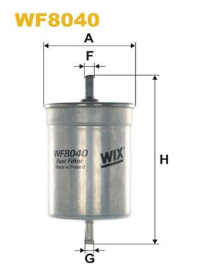 WIX FILTERS WF8040 EAN: 5050026006130.