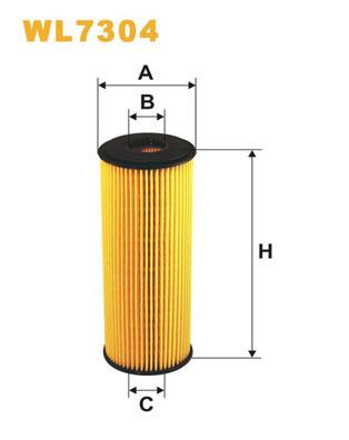 WIX FILTERS WL7304 EAN: 5050026344935.