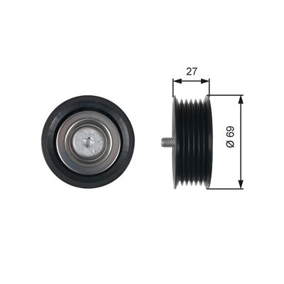 GATES T36487 Číslo výrobce: 7803-21587. EAN: 5414465164224.