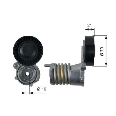 GATES T39157 Číslo výrobce: 7808-21557. EAN: 5414465033087.