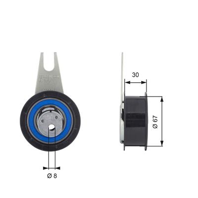 GATES T43041 Číslo výrobce: 7784-21034. EAN: 5414465247811.