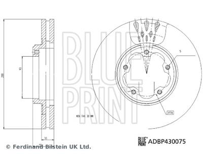 BLUE PRINT ADBP430075 EAN: 5057746247911.