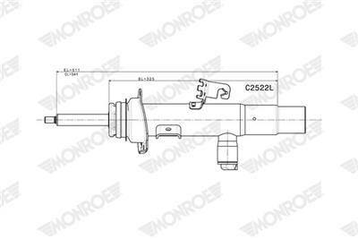 MONROE C2522L EAN: 5412096772337.