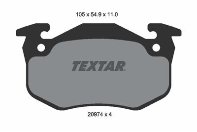 TEXTAR 2097401 Číslo výrobce: 20973. EAN: 4019722251887.