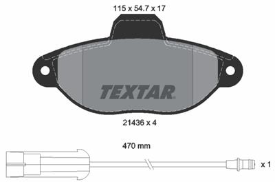 TEXTAR 2143603 Číslo výrobce: 21436. EAN: 4019722200304.