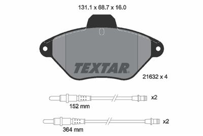 TEXTAR 2163201 Číslo výrobce: 21632. EAN: 4019722197574.