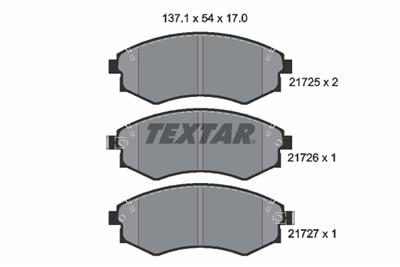 TEXTAR 2172501 Číslo výrobce: 21725. EAN: 4019722197925.