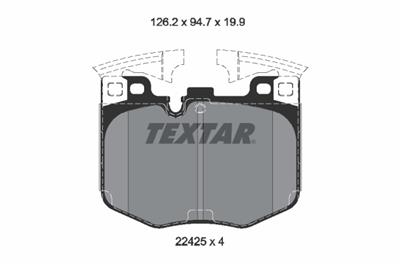 TEXTAR 2242501 Číslo výrobce: 22425. EAN: 4019722492815.