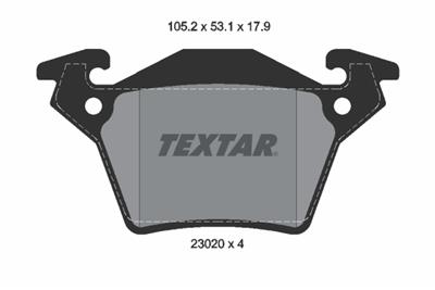 TEXTAR 2302001 Číslo výrobce: 23020. EAN: 4019722214585.