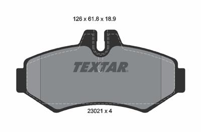 TEXTAR 2302101 Číslo výrobce: 23021. EAN: 4019722215629.
