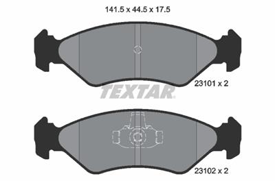 TEXTAR 2310101 Číslo výrobce: 23101. EAN: 4019722184581.