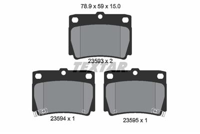 TEXTAR 2359301 Číslo výrobce: 23593. EAN: 4019722243301.