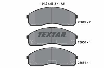 TEXTAR 2364904 Číslo výrobce: 23649. EAN: 4019722492198.