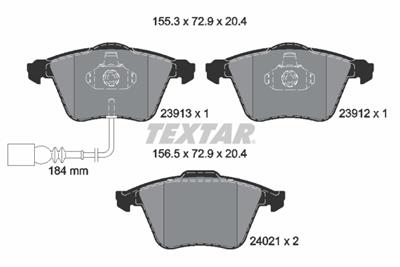 TEXTAR 2391301 Číslo výrobce: 23912. EAN: 4019722407697.