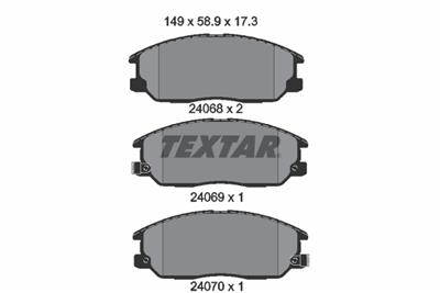 TEXTAR 2406801 Číslo výrobce: 24068. EAN: 4019722406034.