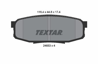 TEXTAR 2465301 Číslo výrobce: 24653. EAN: 4019722305238.