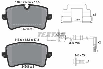 TEXTAR 2521401 Číslo výrobce: 24606. EAN: 4019722426902.