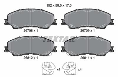 TEXTAR 2670801 Číslo výrobce: 26708.