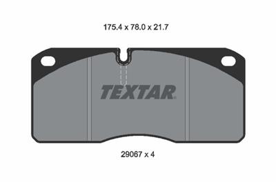 TEXTAR 2906705 Číslo výrobce: 29067. EAN: 4019722203237.