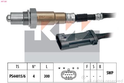 KW 497 281 Číslo výrobce: Facet 10.7281. EAN: 8012510186404.