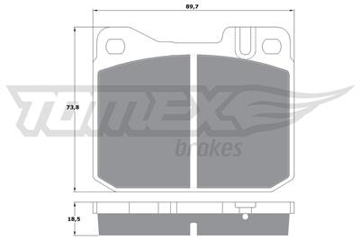 TOMEX Brakes TX 10-224 Číslo výrobce: 10-224. EAN: 5906485550236.