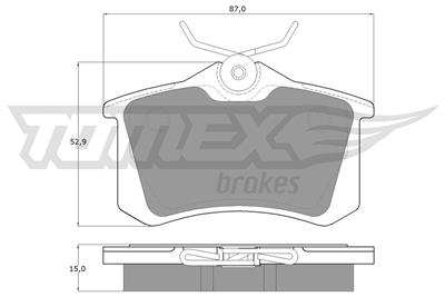 TOMEX Brakes TX 10-78 Číslo výrobce: 10-78. EAN: 5906485551134.