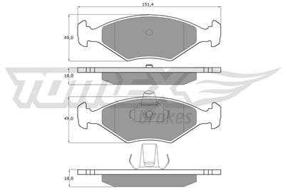 TOMEX Brakes TX 10-793 Číslo výrobce: 10-793. EAN: 5906485553404.