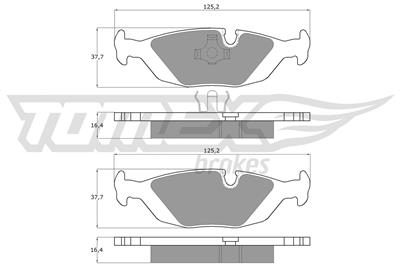 TOMEX Brakes TX 11-30 Číslo výrobce: 11-30. EAN: 5906485551721.