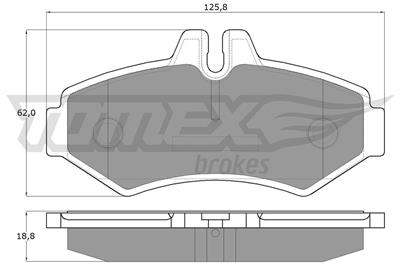 TOMEX Brakes TX 12-34 Číslo výrobce: 12-34. EAN: 5906485553312.