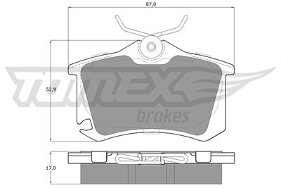 TOMEX Brakes TX 15-22 Číslo výrobce: 15-22. EAN: 5906485559086.