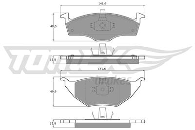 TOMEX Brakes TX 17-10 Číslo výrobce: 17-10. EAN: 5901646644304.