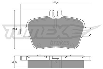 TOMEX Brakes TX 18-08 Číslo výrobce: 18-08. EAN: 5901646646278.