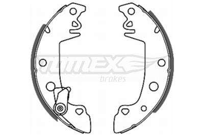 TOMEX Brakes TX 20-68 Číslo výrobce: 20-68. EAN: 5906485554678.