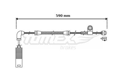 TOMEX Brakes TX 30-37 Číslo výrobce: 30-37. EAN: 5906485557693.