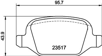 HELLA PAGID 8DB 355 009-361 Číslo výrobce: T1240. EAN: 4082300353679.