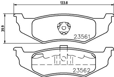 HELLA PAGID 8DB 355 018-661 Číslo výrobce: T5145. EAN: 4082300362978.