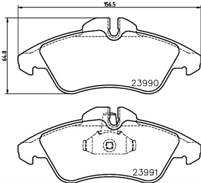 HELLA PAGID 8DB 355 014-481 Číslo výrobce: T1835. EAN: 4082300358797.