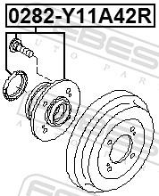 FEBEST 0282-Y11A42R EAN: 4056111095233.