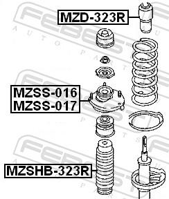 FEBEST MZD-323R EAN: 4056111014685.
