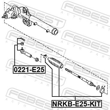 FEBEST NRKB-E25-KIT EAN: 4056111131986.