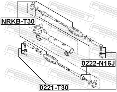 FEBEST NRKB-T30 EAN: 4056111015989.