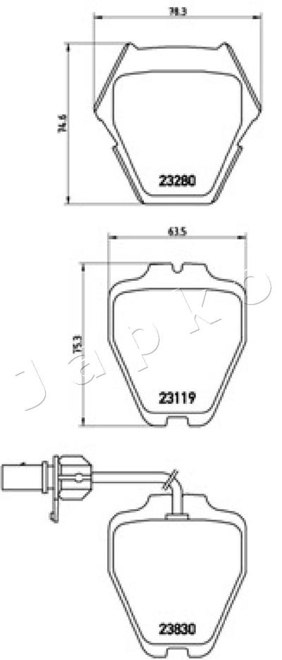 JAPKO 500912 EAN: 8052553297880.