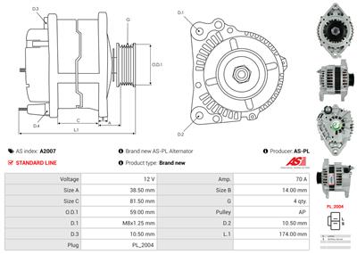 AS-PL A2007 EAN: 5901259402995.