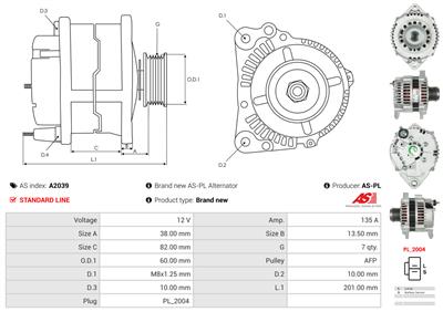 AS-PL A2039 EAN: 5901259443363.