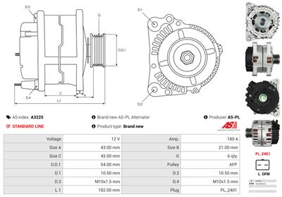 AS-PL A3225 EAN: 5901259491272.