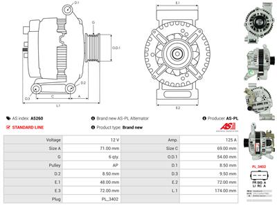 AS-PL A5260 EAN: 5902129010265.