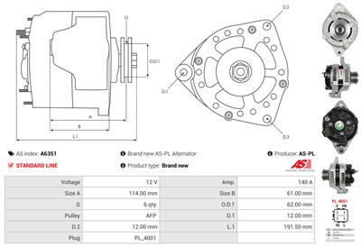 AS-PL A6351 EAN: 5902129020257.
